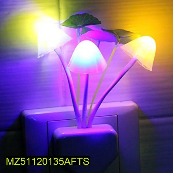 LED Mushroom Sensor Night Light - Pack Of 04